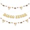 Big Dot of Happiness 70's Disco - 1970s Disco Party Letter Banner Decor - 36 Banner Cutouts & No-Mess Real Gold Glitter Disco Fever Banner Letters